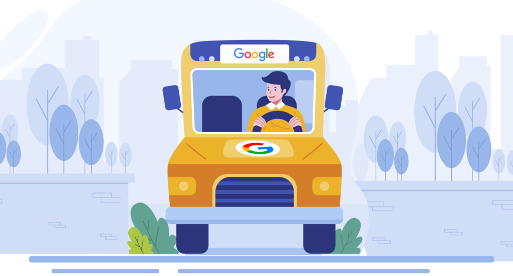 Illustration of a school bus