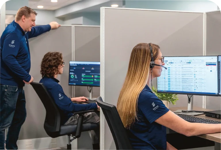 Spera Partners fully managed IT service team monitoring systems in Pittsburgh