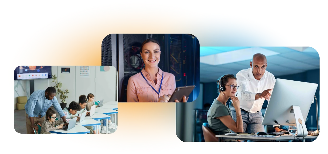 IT professional supporting K-12 students with fully managed IT services in Pittsburgh, managing server infrastructure, and providing hands-on IT consulting for businesses and schools