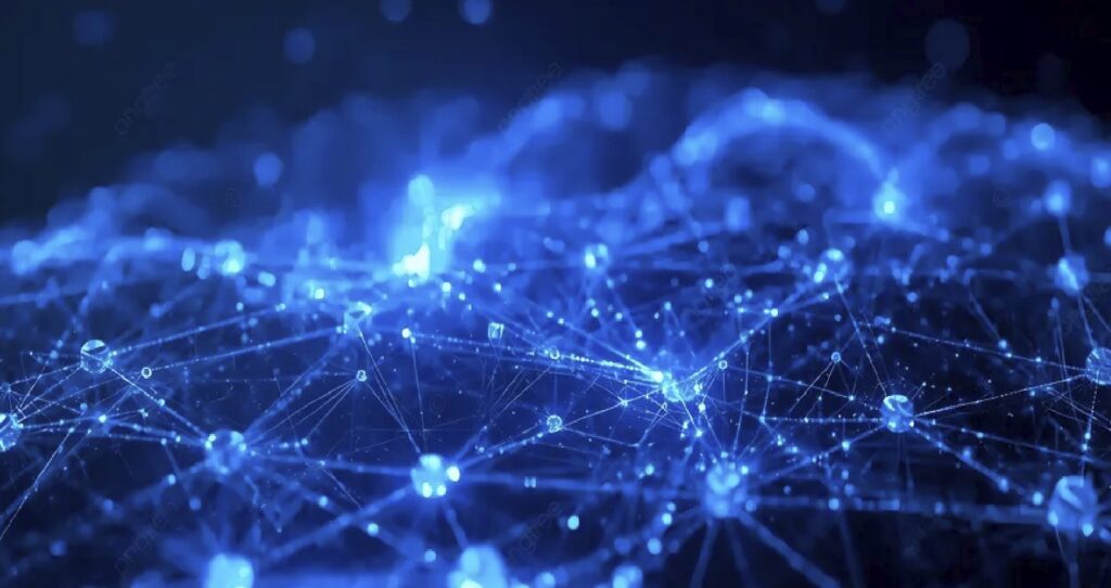 Image of digital connections/lights