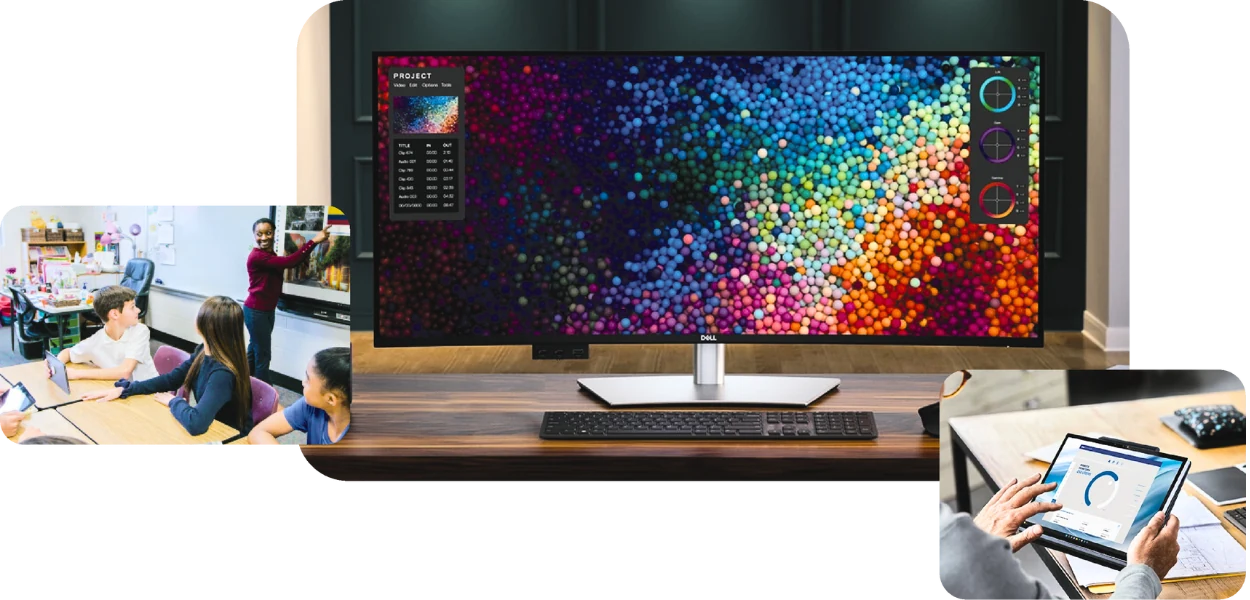 Dell monitors, interactive classroom displays, and tablets for Murrysville education and business environments