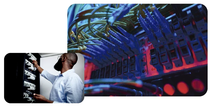 Structured cabling installation in Pittsburgh office. Professional network cabling services Pittsburgh.
